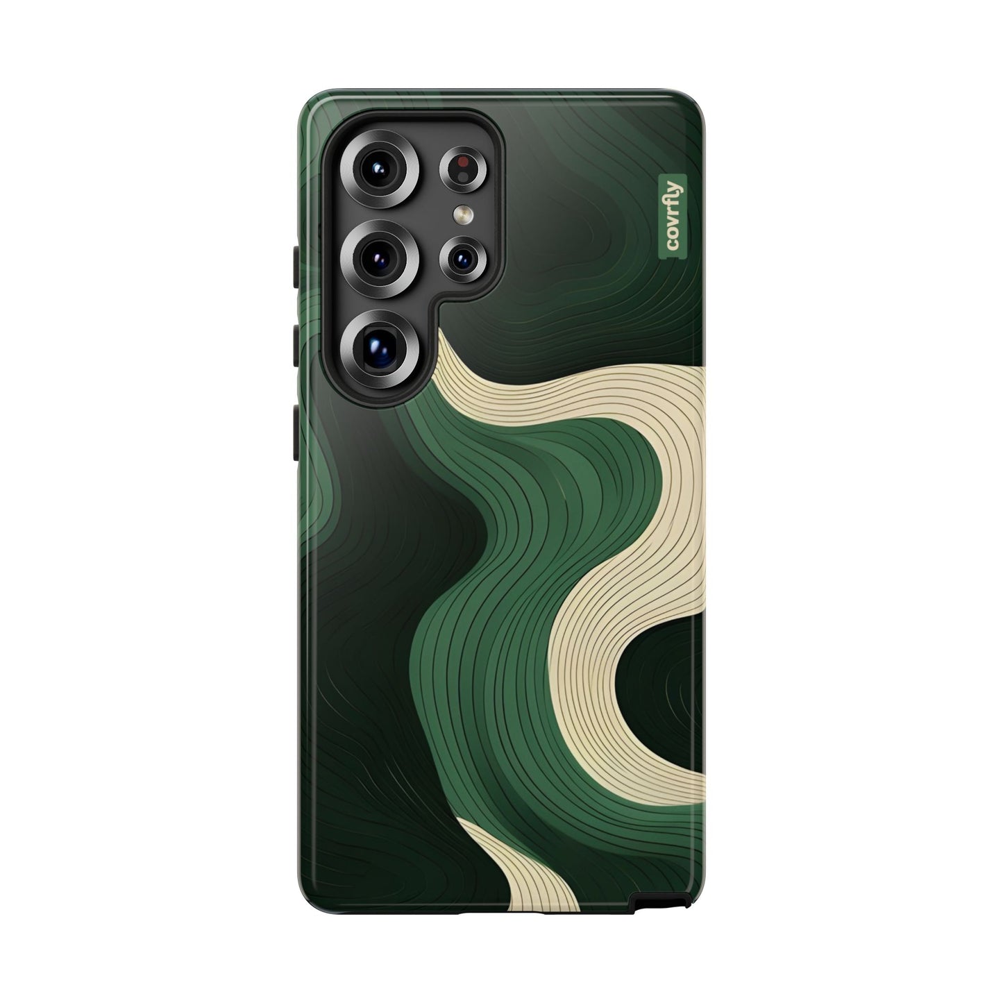 Verde que respira en capas