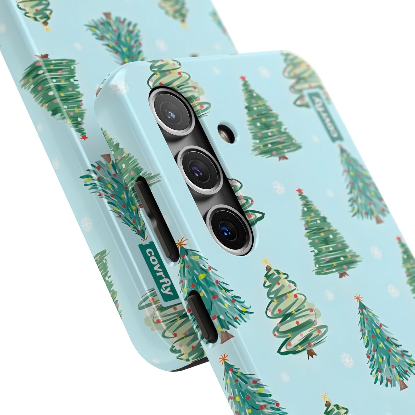 Winter trees, happy heart