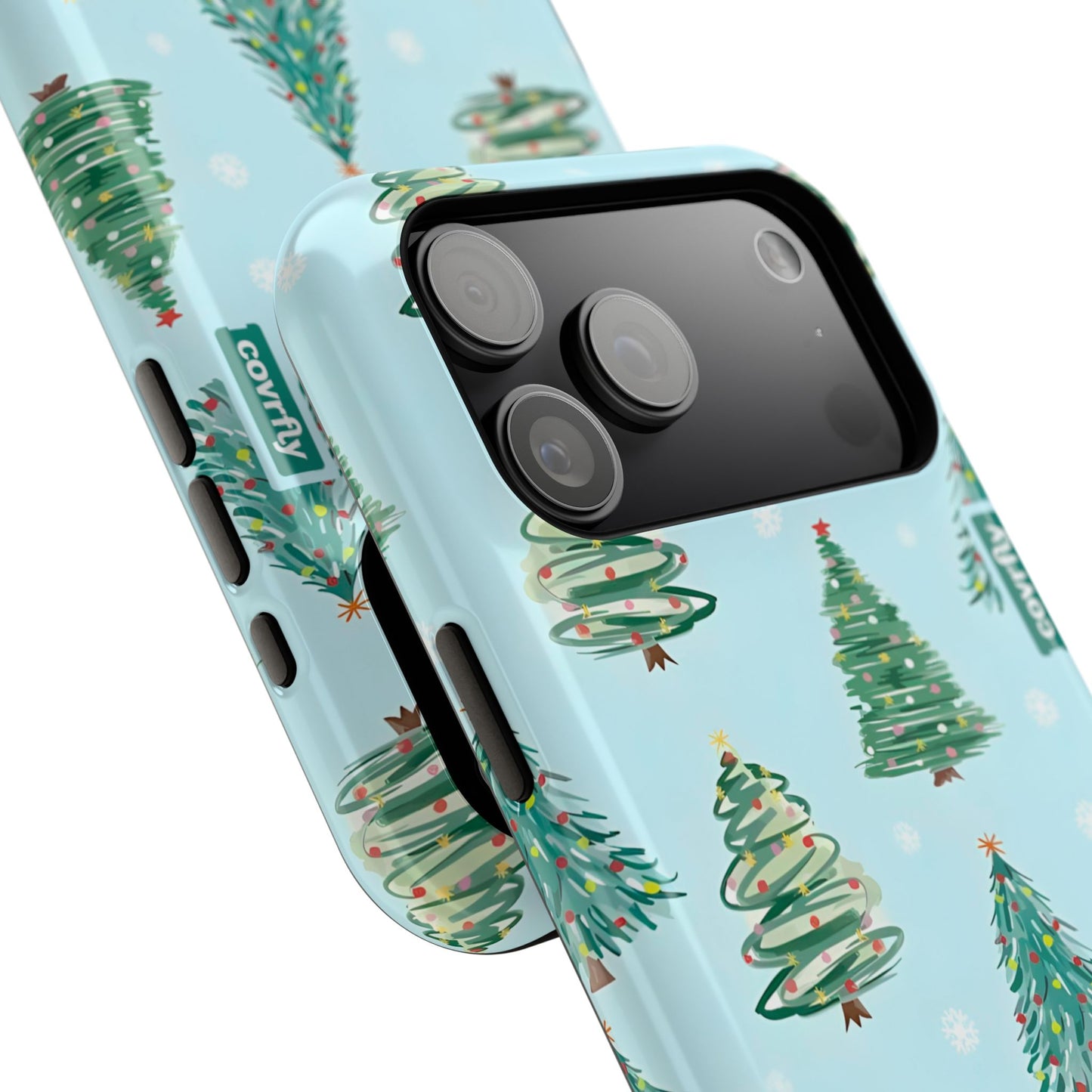 Winter trees, happy heart