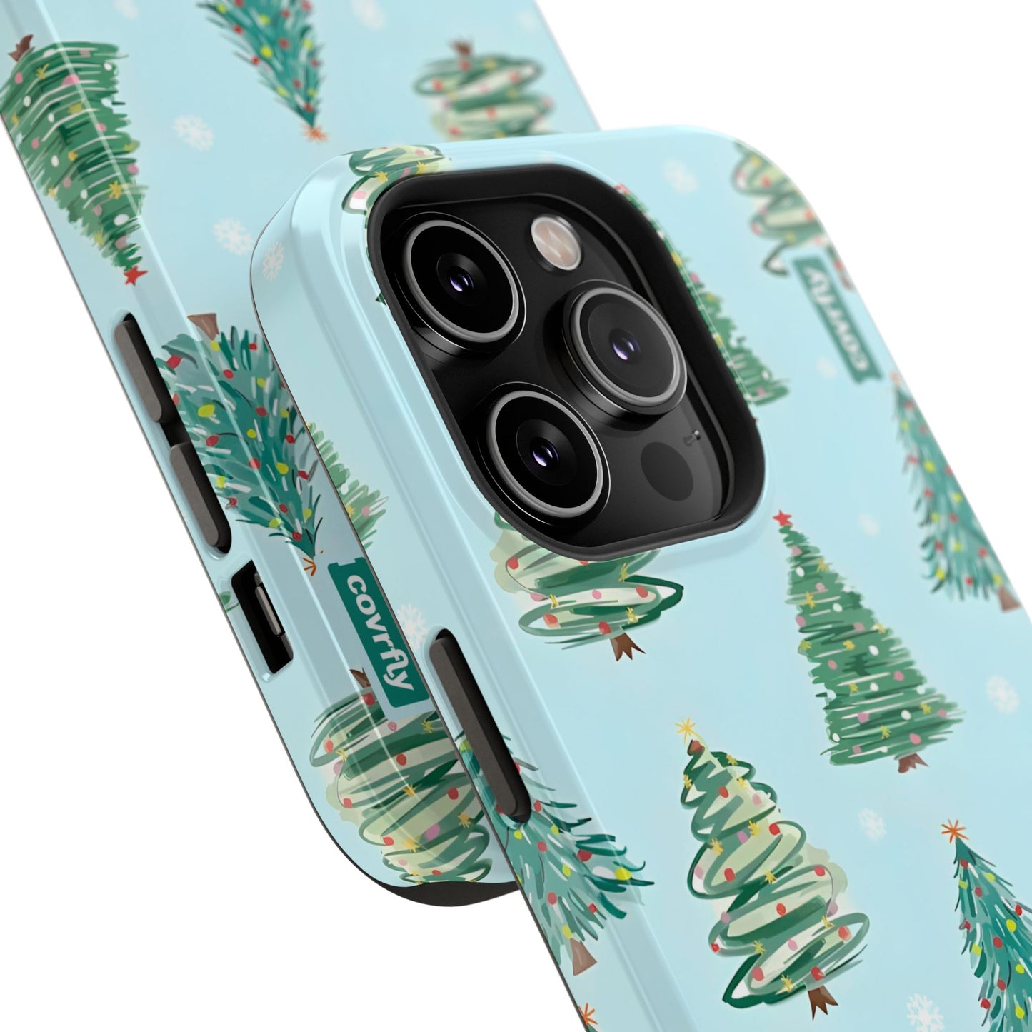 Winter trees, happy heart