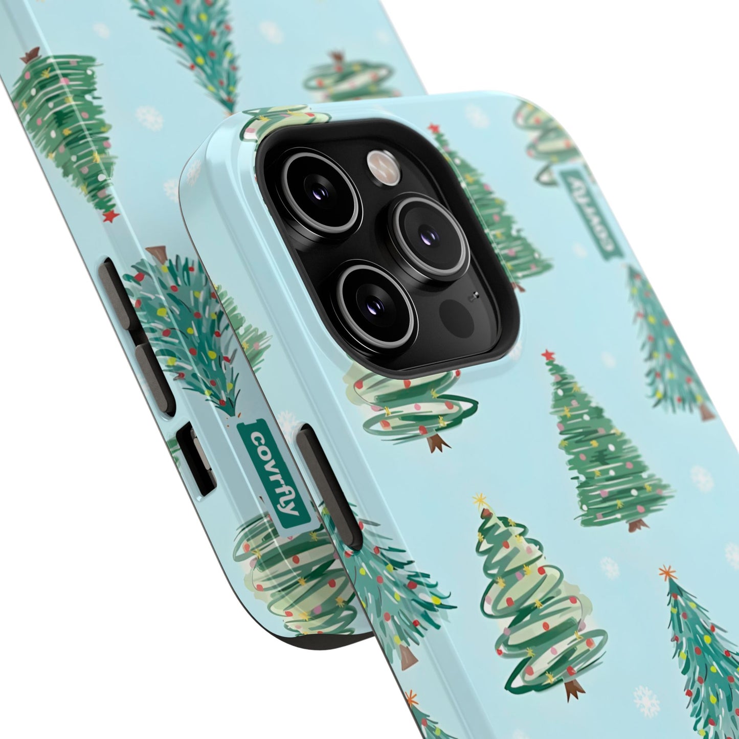 Winter trees, happy heart