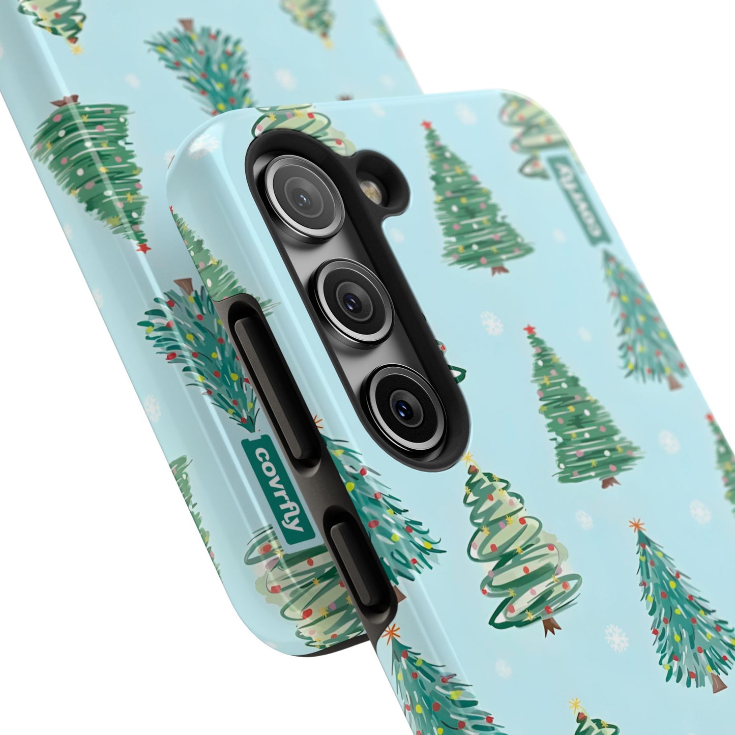 Winter trees, happy heart