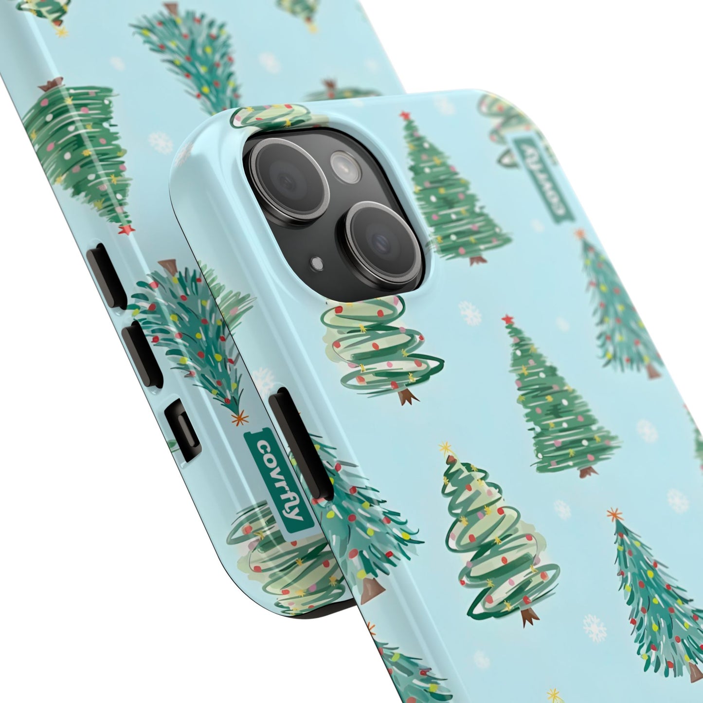 Winter trees, happy heart