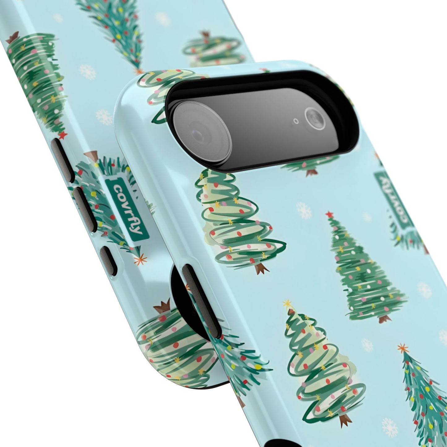 Winter trees, happy heart