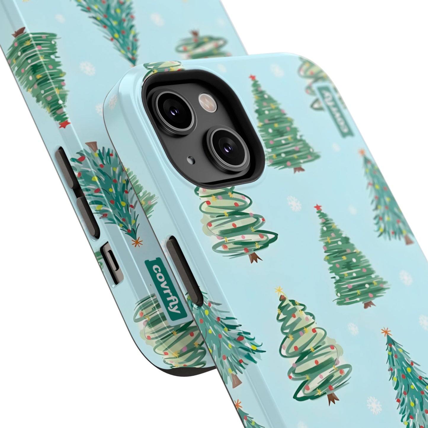 Winter trees, happy heart