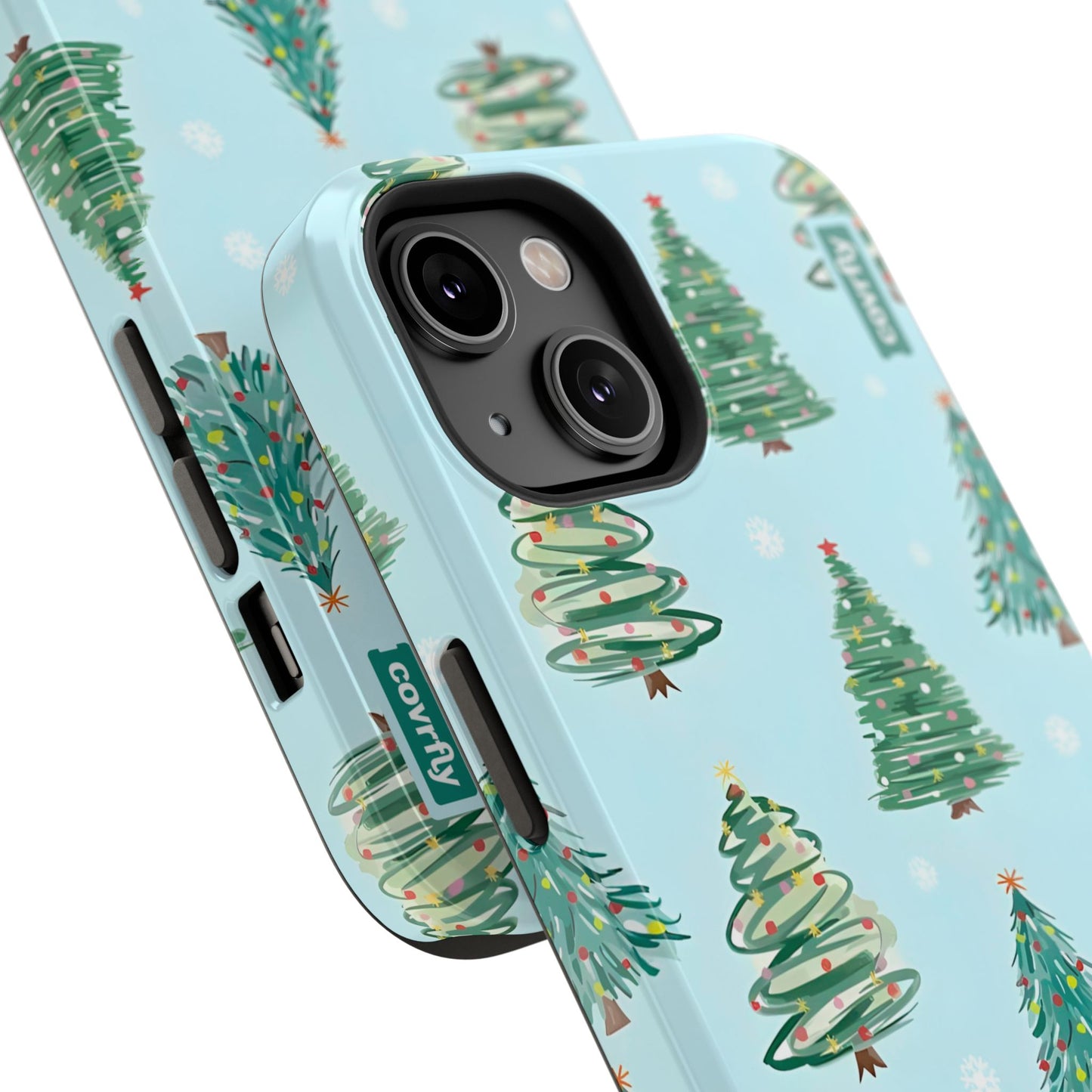 Winter trees, happy heart