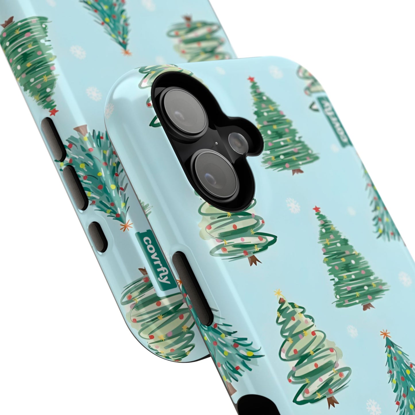 Winter trees, happy heart