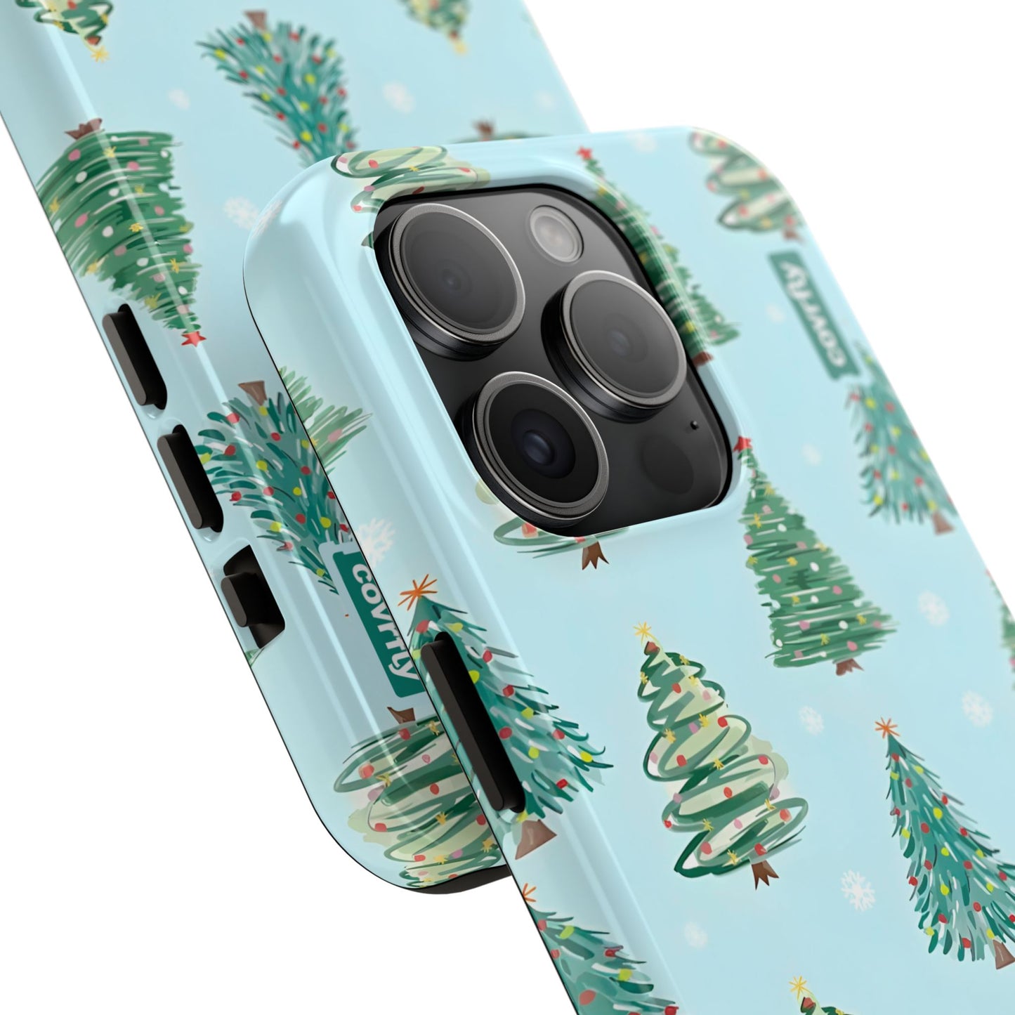 Winter trees, happy heart