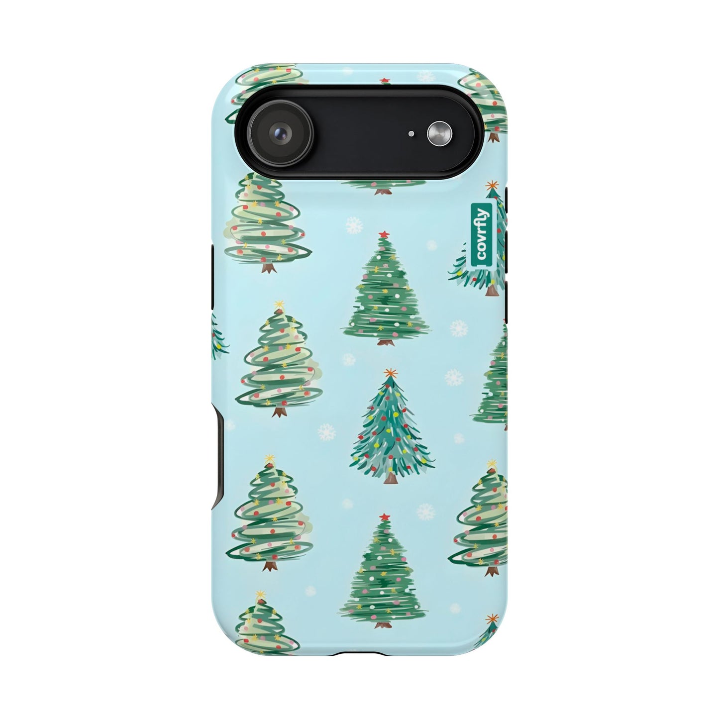 Winter trees, happy heart