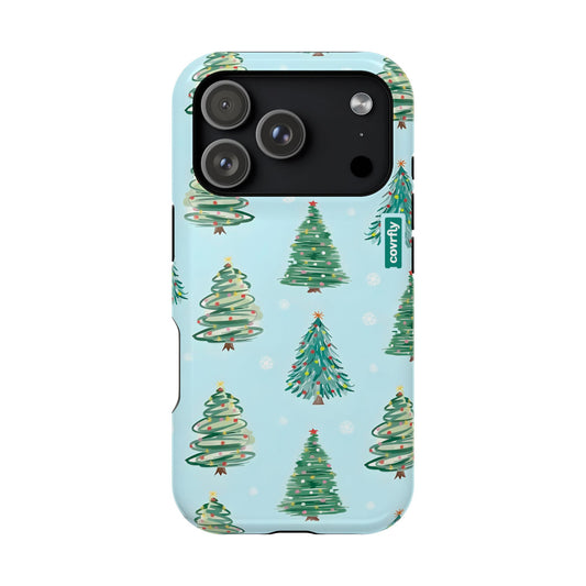 Winter trees, happy heart