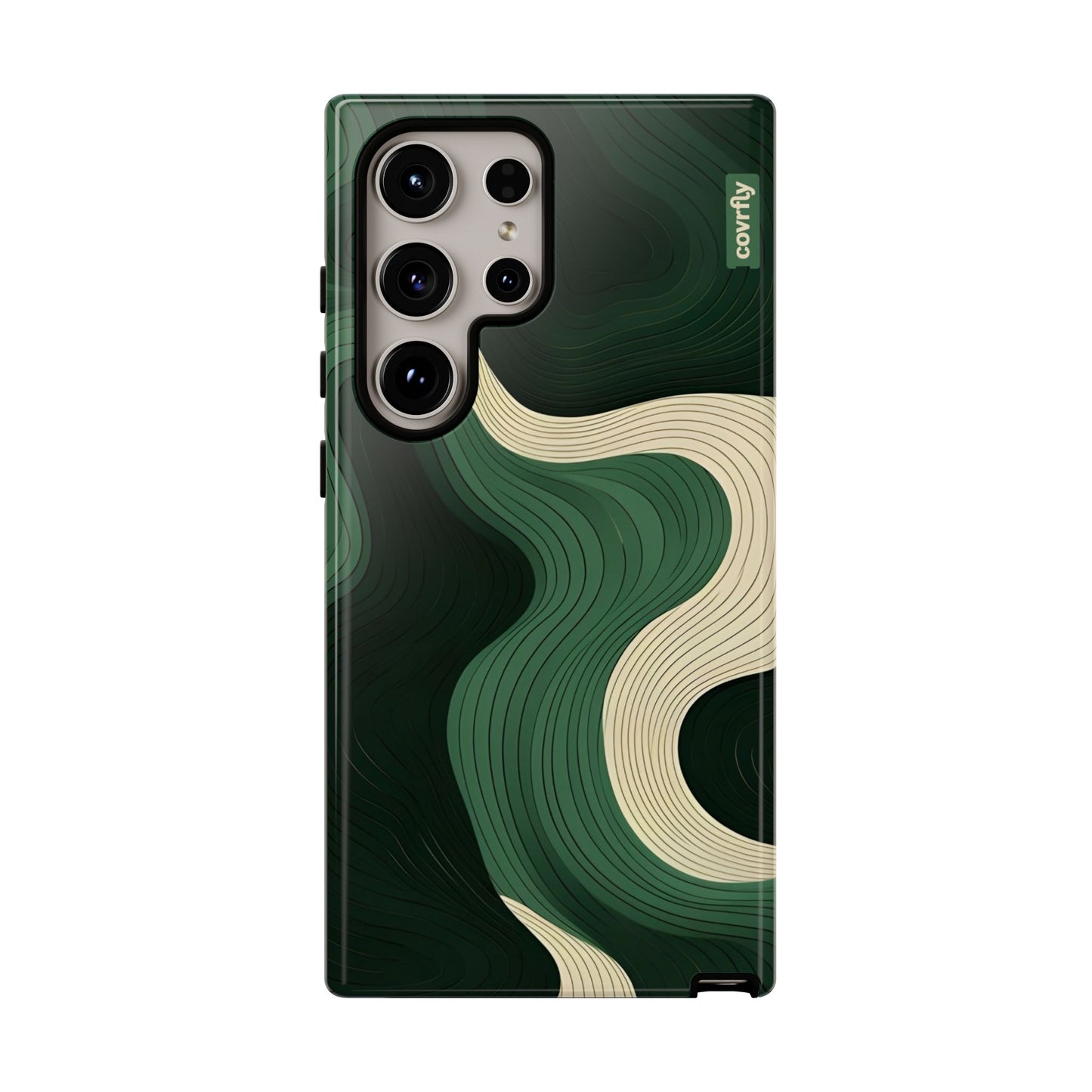 Verde que respira en capas