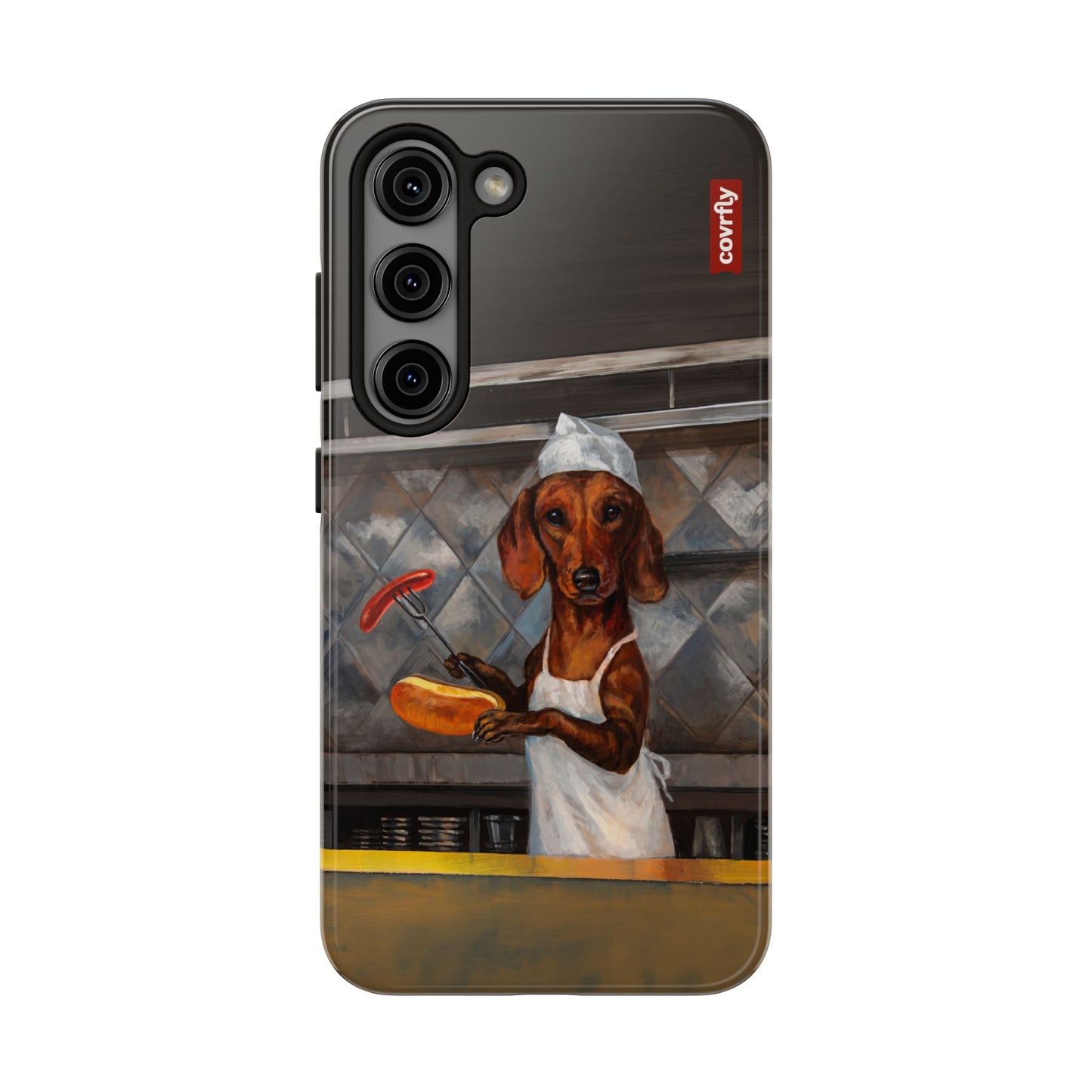 Funda Chef Salchicha para Galaxy S23 - View 1 - Diseño Premium covrfly