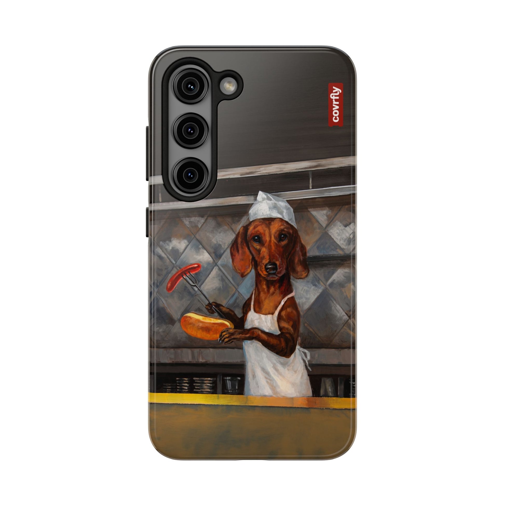 Funda Chef Salchicha para Galaxy S23 - View 1 - Diseño Premium covrfly