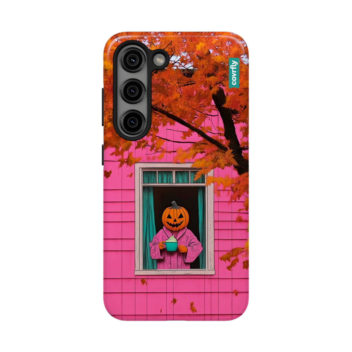 Funda Cozy Pumpkin Mornings para Galaxy S23 - View 1 - Diseño Premium covrfly