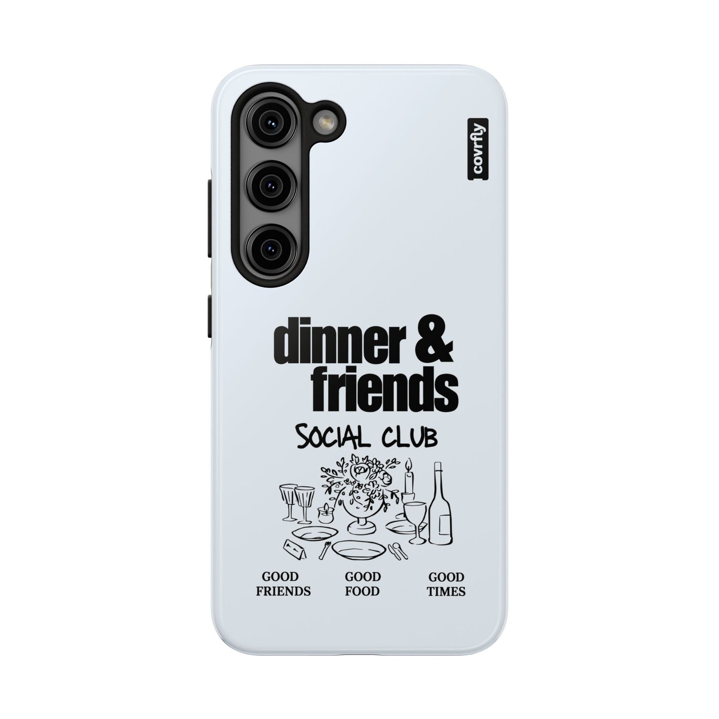 Funda Dinner & Friends para Galaxy S23 - View 1 - Diseño Premium covrfly