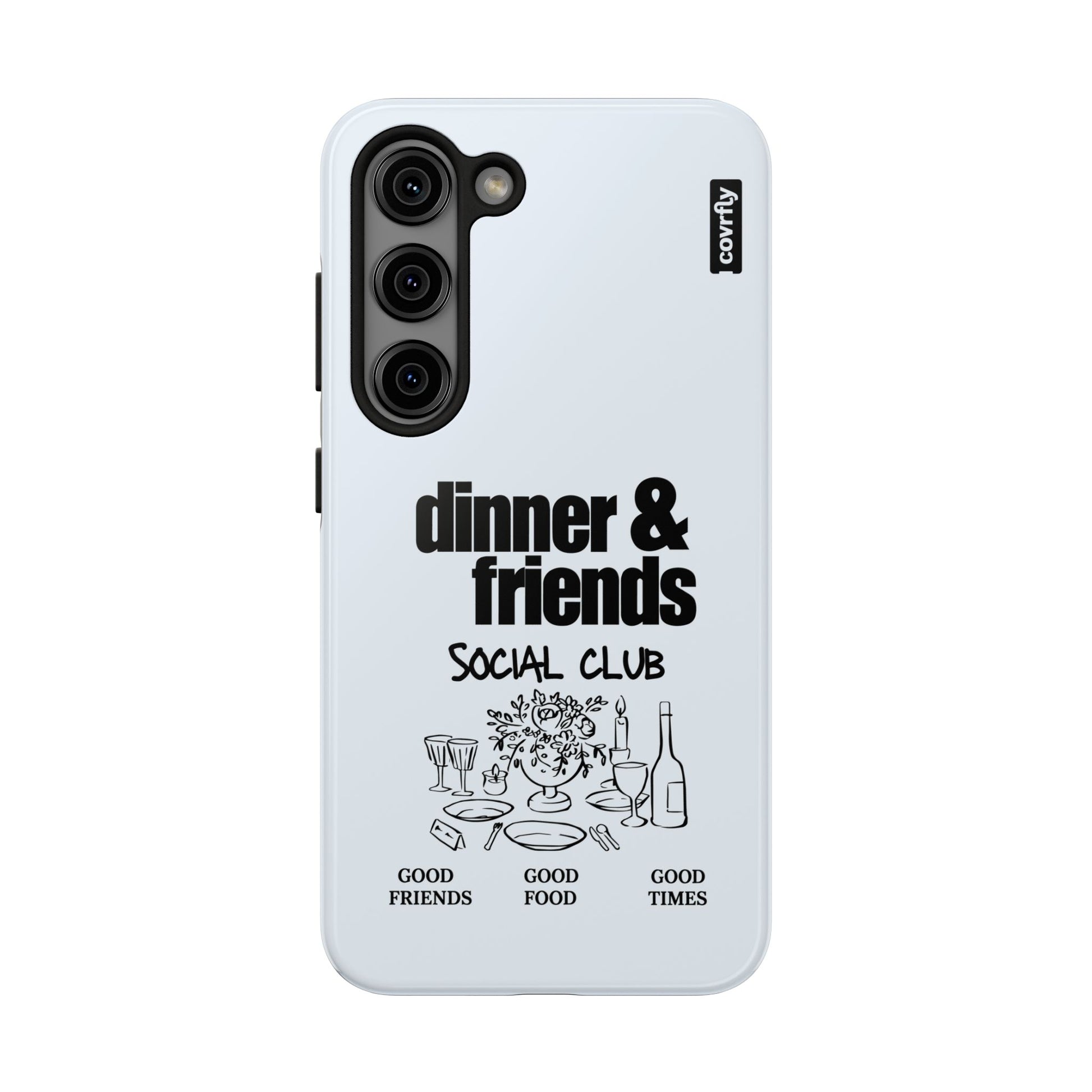 Funda Dinner & Friends para Galaxy S23 - View 1 - Diseño Premium covrfly
