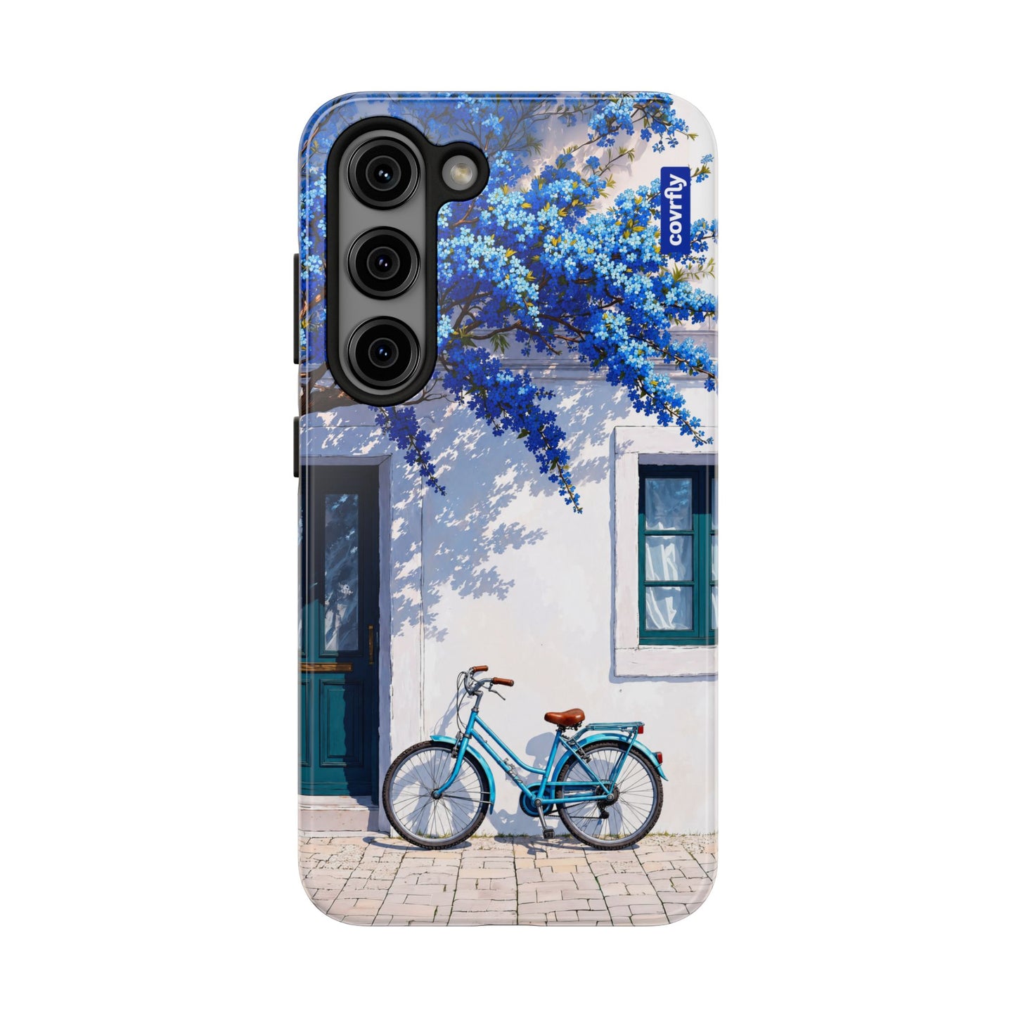 Funda Flores & Ruedas para Galaxy S23 - View 1 - Diseño Premium covrfly