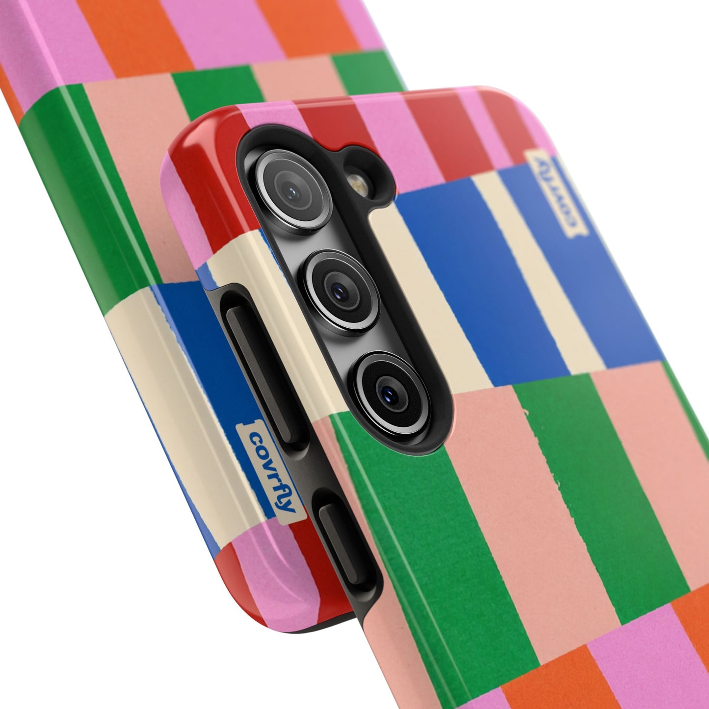 Funda Franjas Rotas para Galaxy S23+ - View 2 - Diseño Premium covrfly