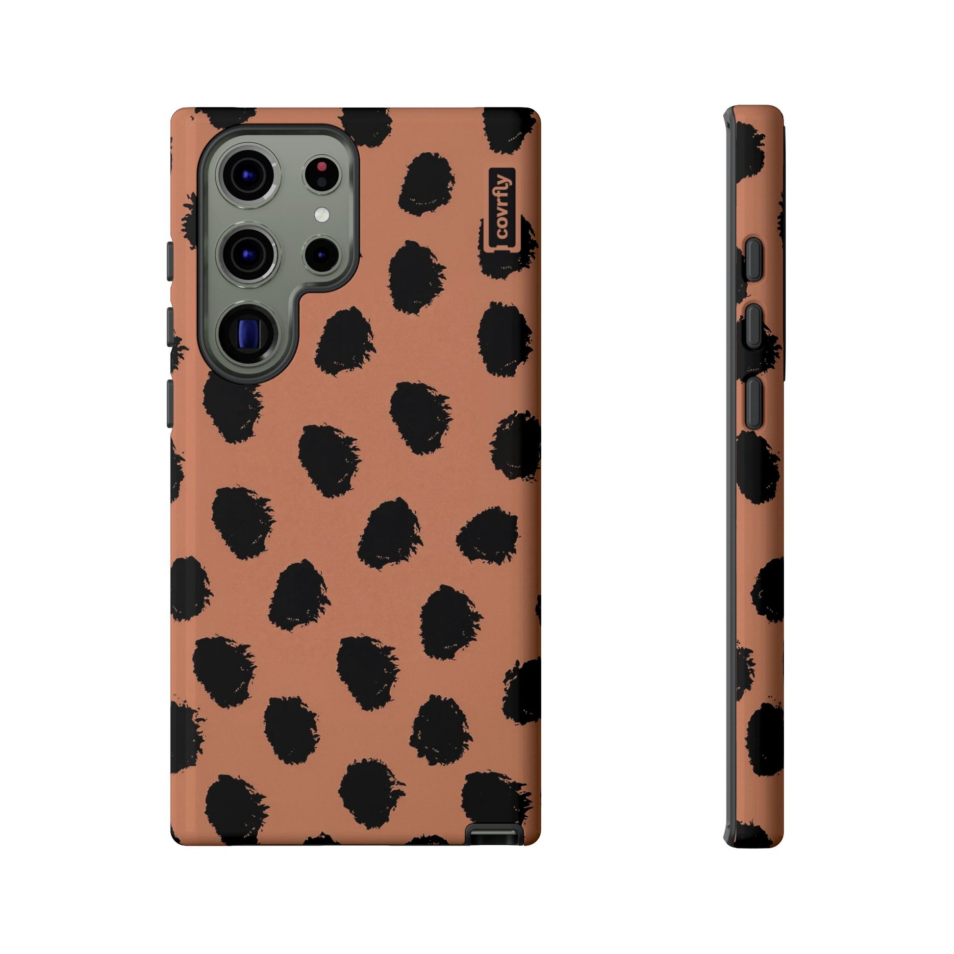 Funda Caos Terracota para Galaxy S23 Ultra - View 1 - Diseño Premium covrfly
