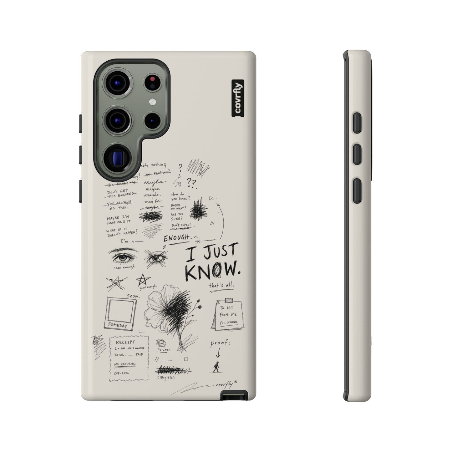 Funda I Just Know para Galaxy S23 Ultra - View 1 - Diseño Premium covrfly