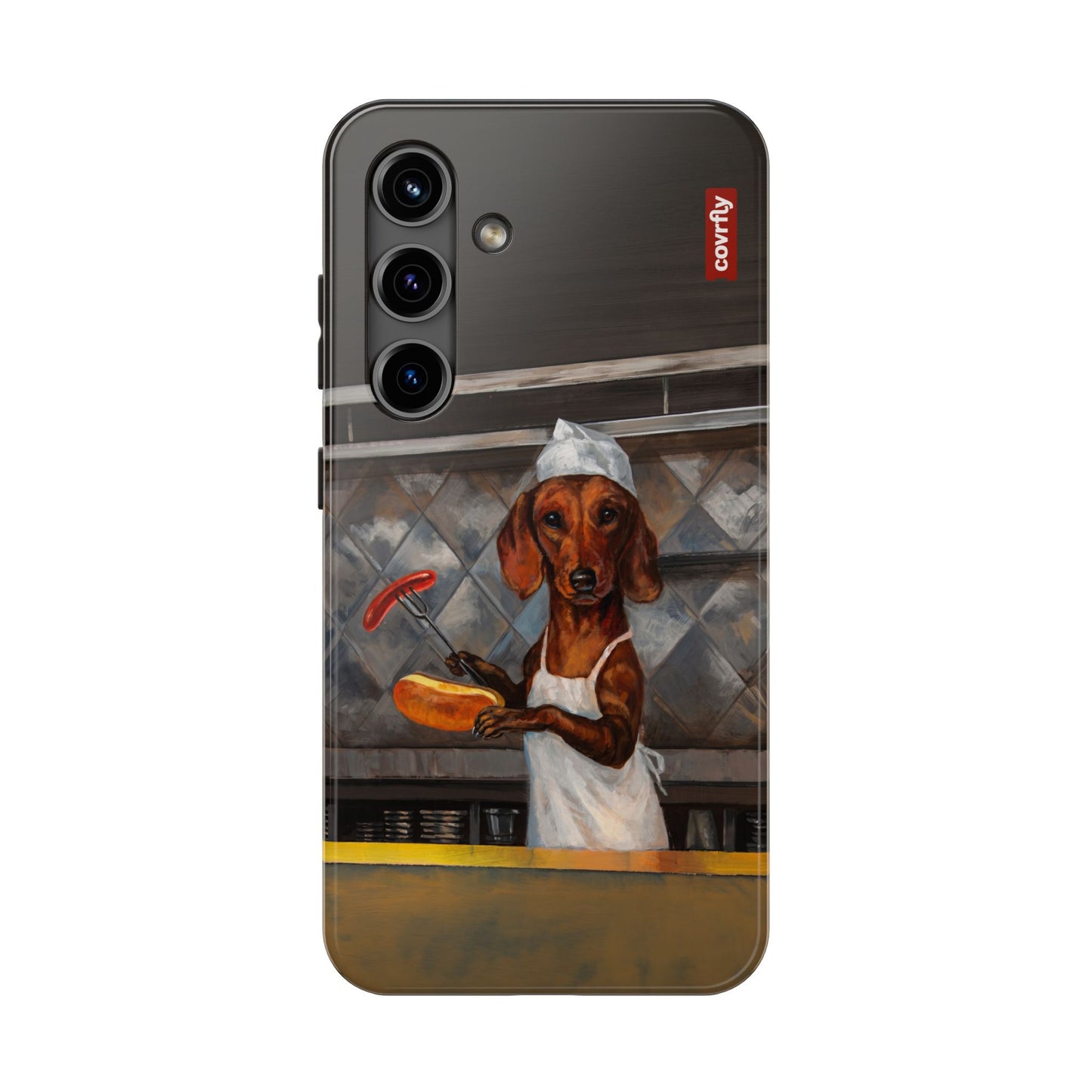 Funda Chef Salchicha para Galaxy S24 - View 1 - Diseño Premium covrfly