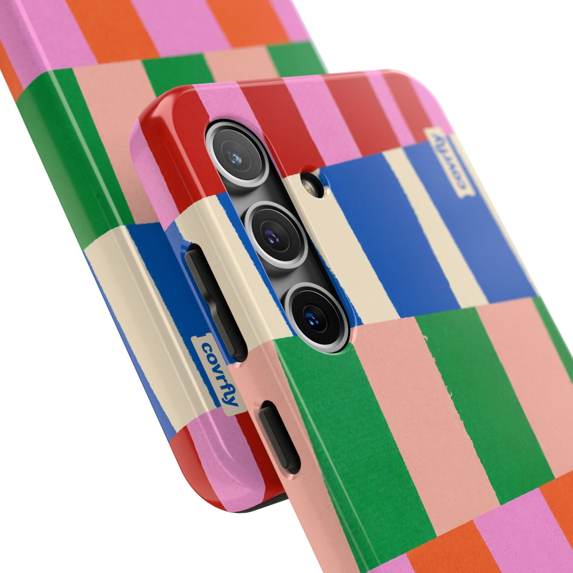 Funda Franjas Rotas para Galaxy S24+ - View 2 - Diseño Premium covrfly