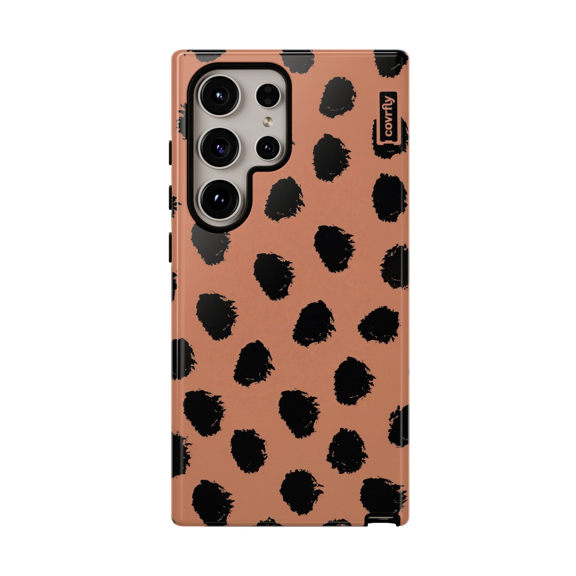 Funda Caos Terracota para Galaxy S24 Ultra - View 1 - Diseño Premium covrfly