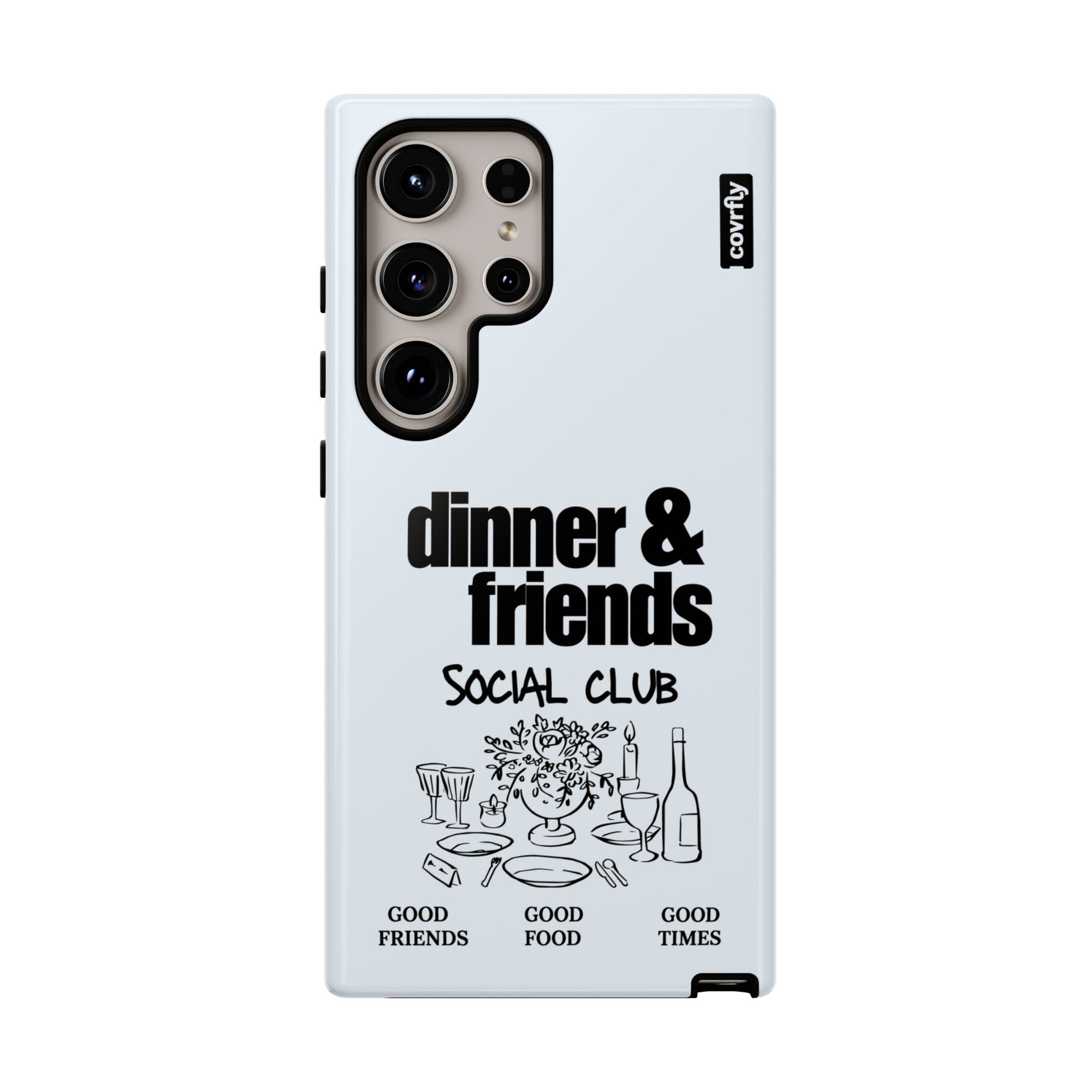 Funda Dinner & Friends para Galaxy S24 Ultra - View 1 - Diseño Premium covrfly