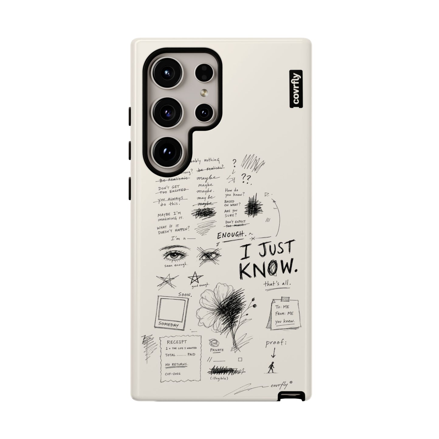Funda I Just Know para Galaxy S24 Ultra - View 1 - Diseño Premium covrfly