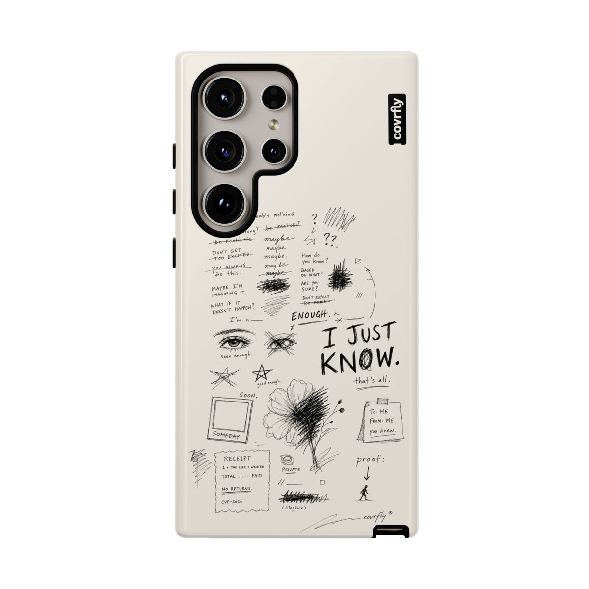 Funda I Just Know para Galaxy S24 Ultra - View 1 - Diseño Premium covrfly
