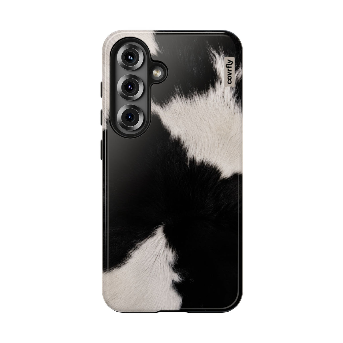 Funda Blanco, negro, punto. para Galaxy S25 - View 1 - Diseño Premium covrfly