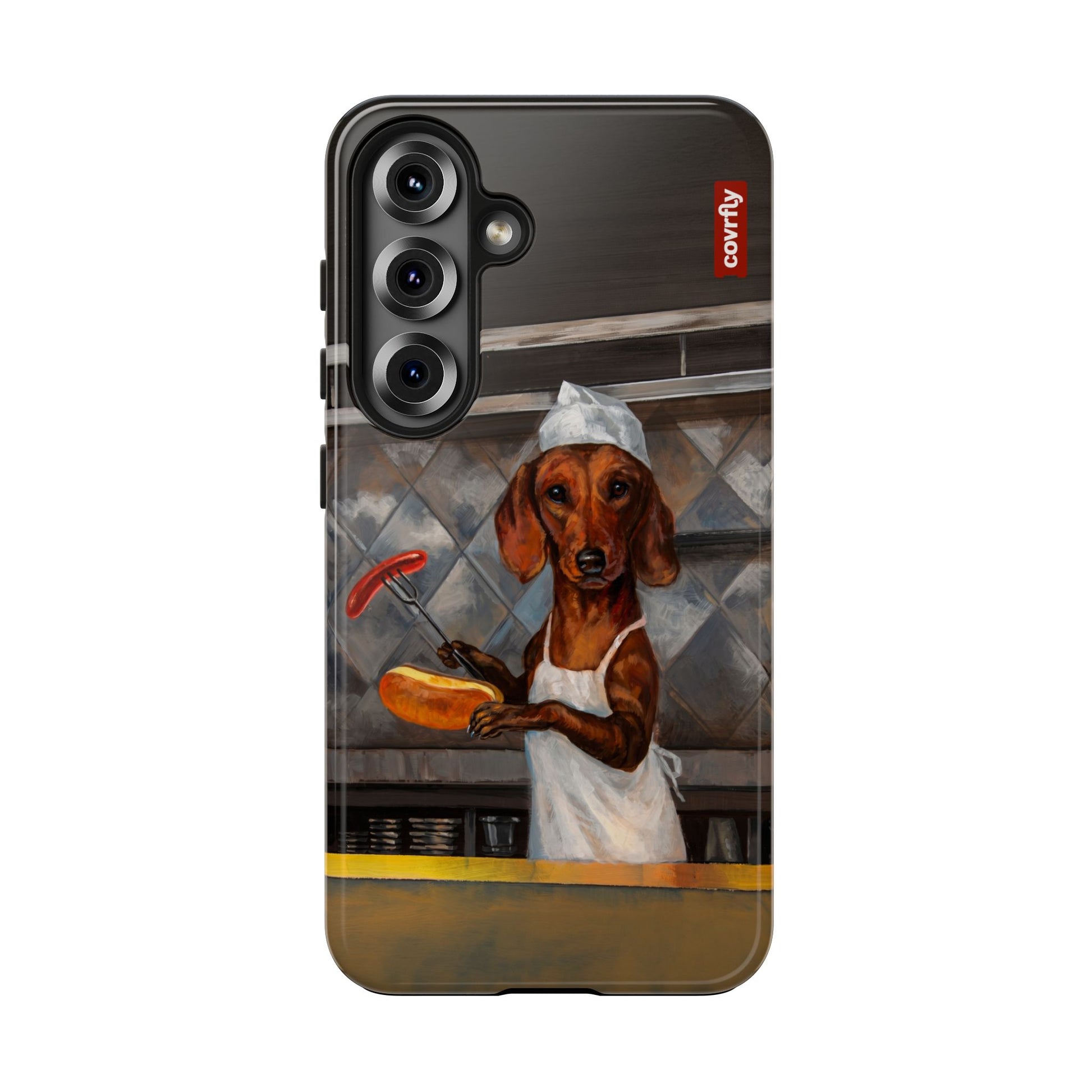 Funda Chef Salchicha para Galaxy S25 - View 1 - Diseño Premium covrfly