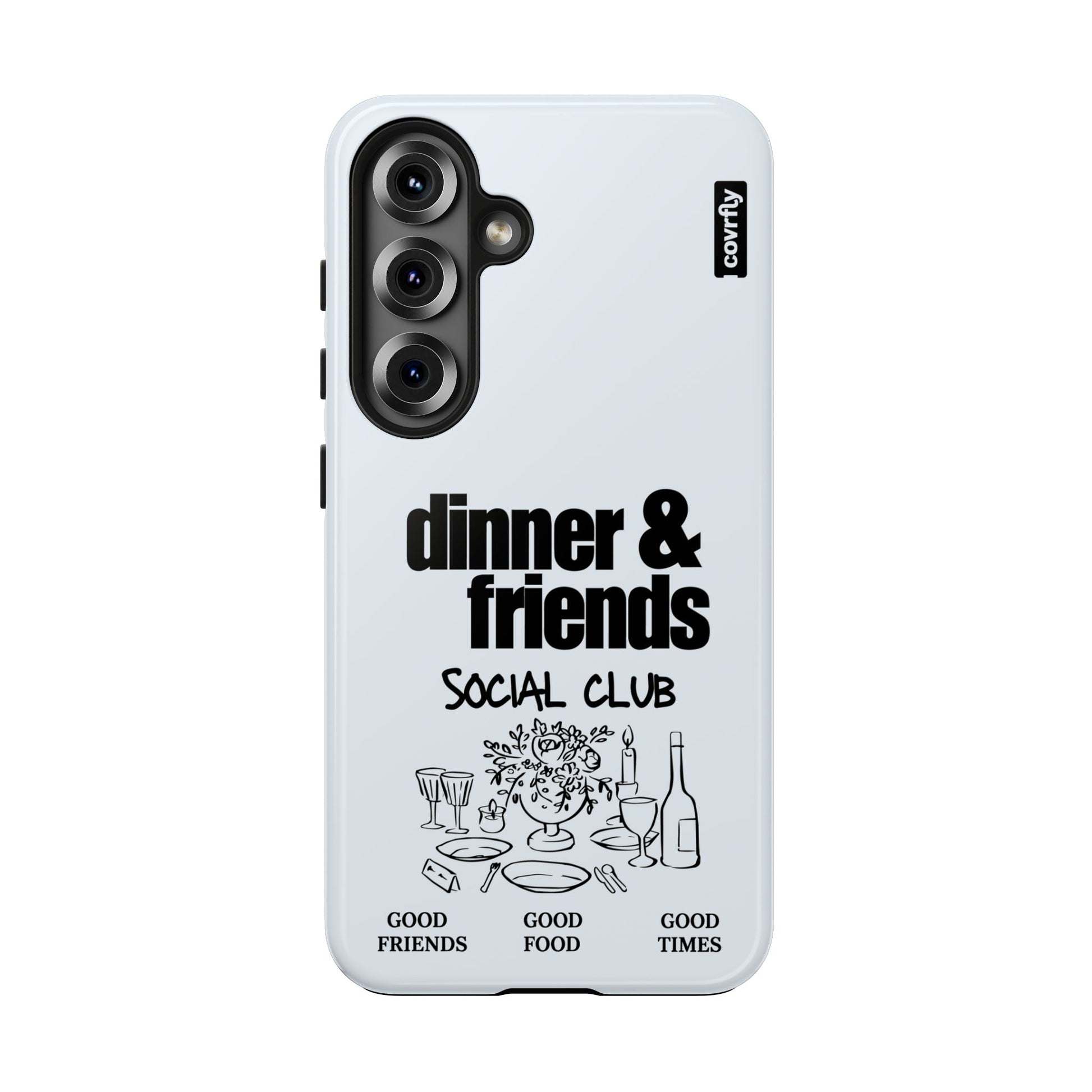 Funda Dinner & Friends para Galaxy S25 - View 1 - Diseño Premium covrfly