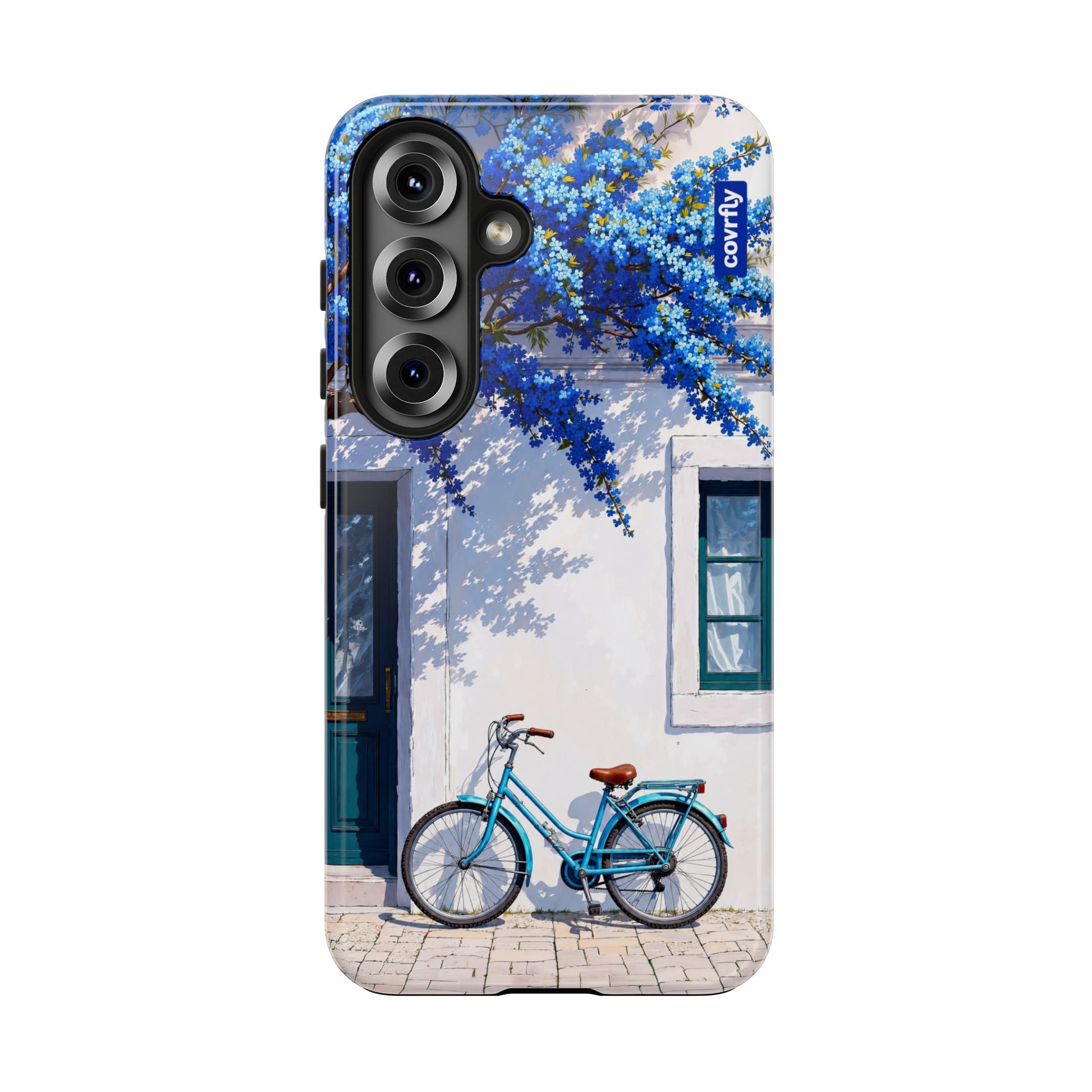 Funda Flores & Ruedas para Galaxy S25 - View 1 - Diseño Premium covrfly