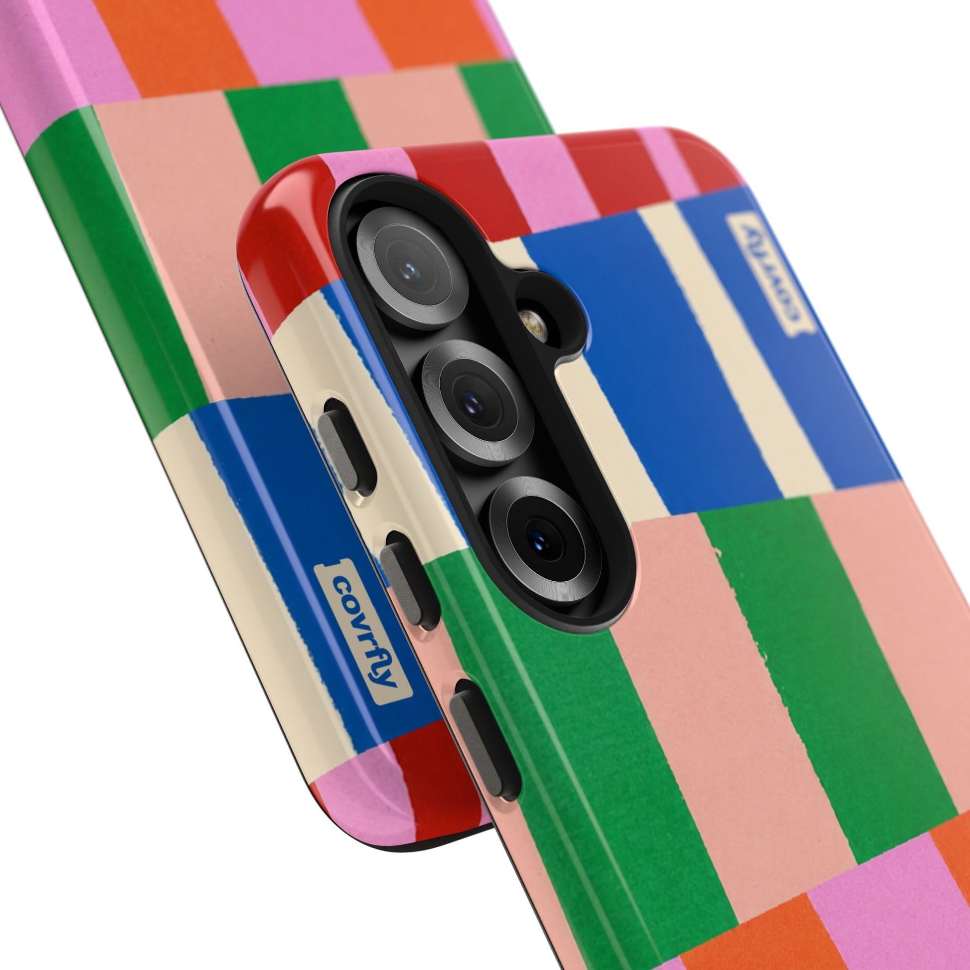Funda Franjas Rotas para Galaxy S25+ - View 2 - Diseño Premium covrfly