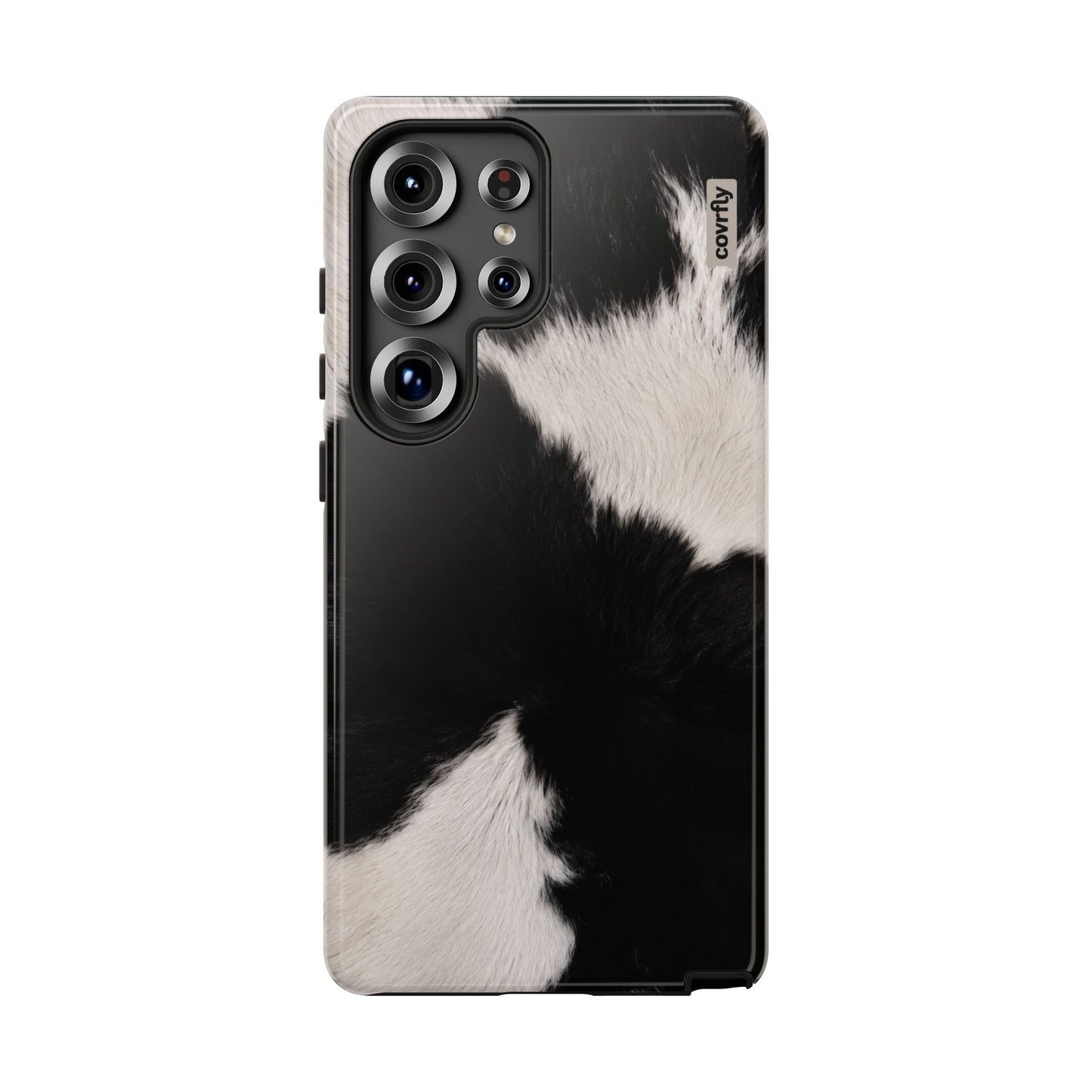 Funda Blanco, negro, punto. para Galaxy S25 Ultra - View 1 - Diseño Premium covrfly