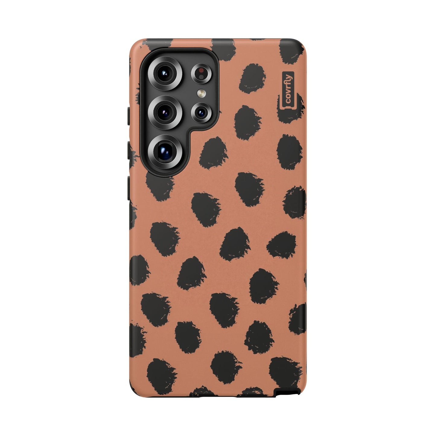 Funda Caos Terracota para Galaxy S25 Ultra Matte Premium - View 1 - Diseño Premium covrfly