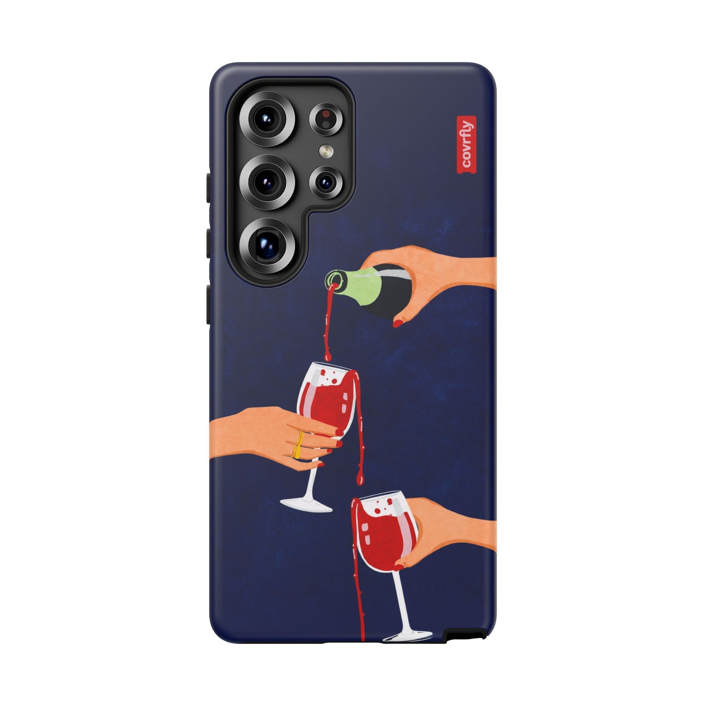 Funda Cheers Caos para Galaxy S25 Ultra Matte Premium - View 1 - Diseño Premium covrfly