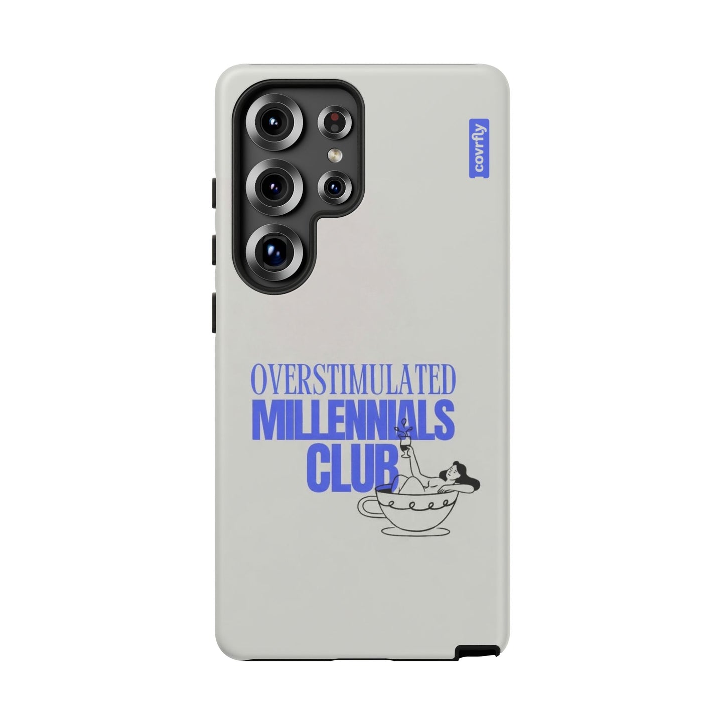 Funda Overstimulated Club para Galaxy S25 Ultra Matte Premium - View 1 - Diseño Premium covrfly
