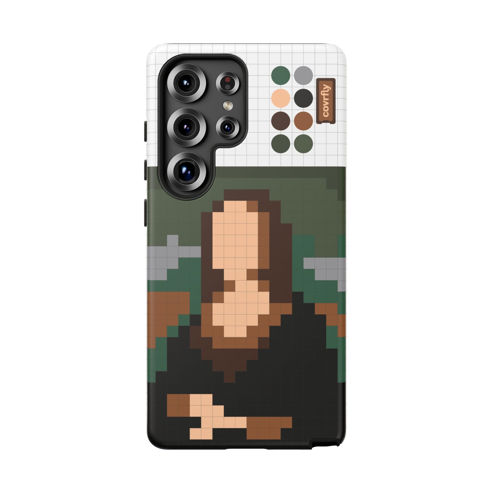 Funda Pixel Lisa para Galaxy S25 Ultra Matte Premium - View 1 - Diseño Premium covrfly