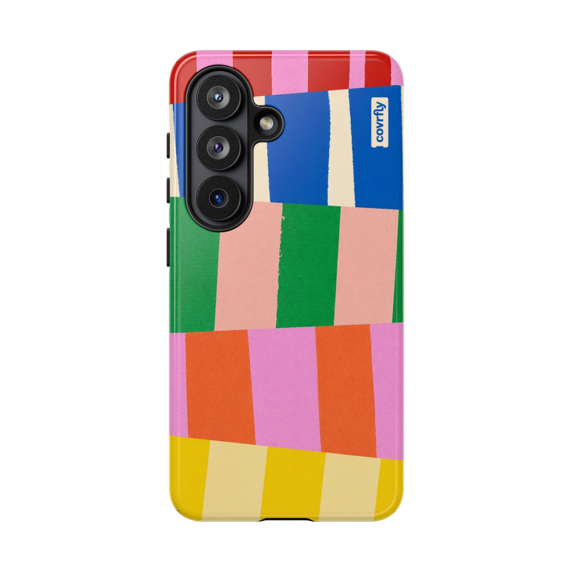 Funda Franjas Rotas para Galaxy S26 - View 1 - Diseño Premium covrfly