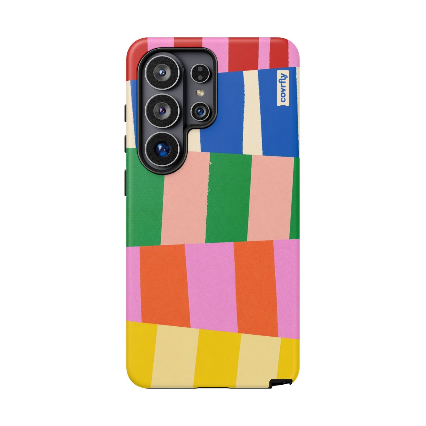 Funda Franjas Rotas para Galaxy S26 Ultra Matte Premium - View 1 - Diseño Premium covrfly