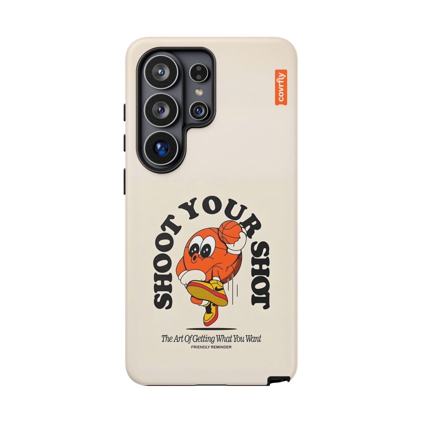 Funda Shoot Your Shot para Galaxy S26 Ultra Matte Premium - View 1 - Diseño Premium covrfly