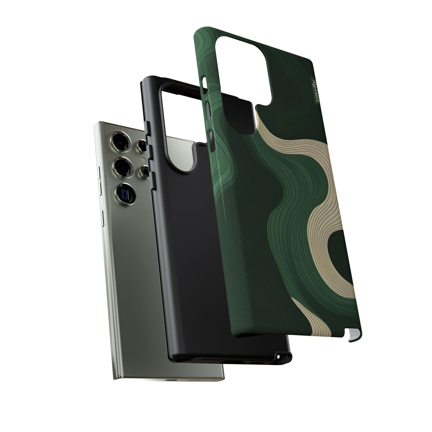 Verde que respira en capas