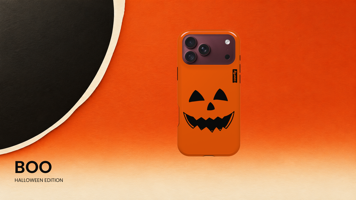 BOO · La mordida · Fundas Halloween de covrfly
