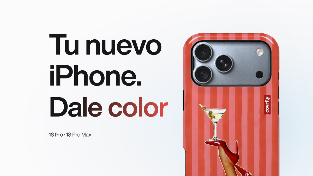 Tu nuevo iPhone. Dale color Dyana Mina para iPhone 18 Pro Max y iPhone 18 Pro.