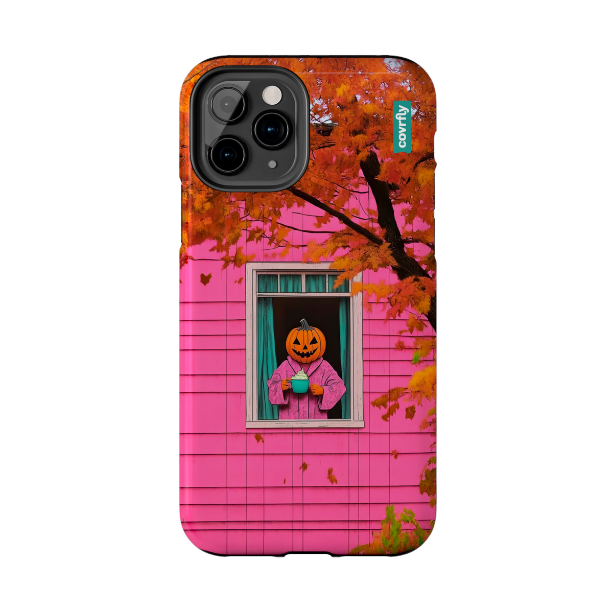Funda Cozy Pumpkin Mornings para iPhone 11 Pro - View 1 - Diseño Premium covrfly