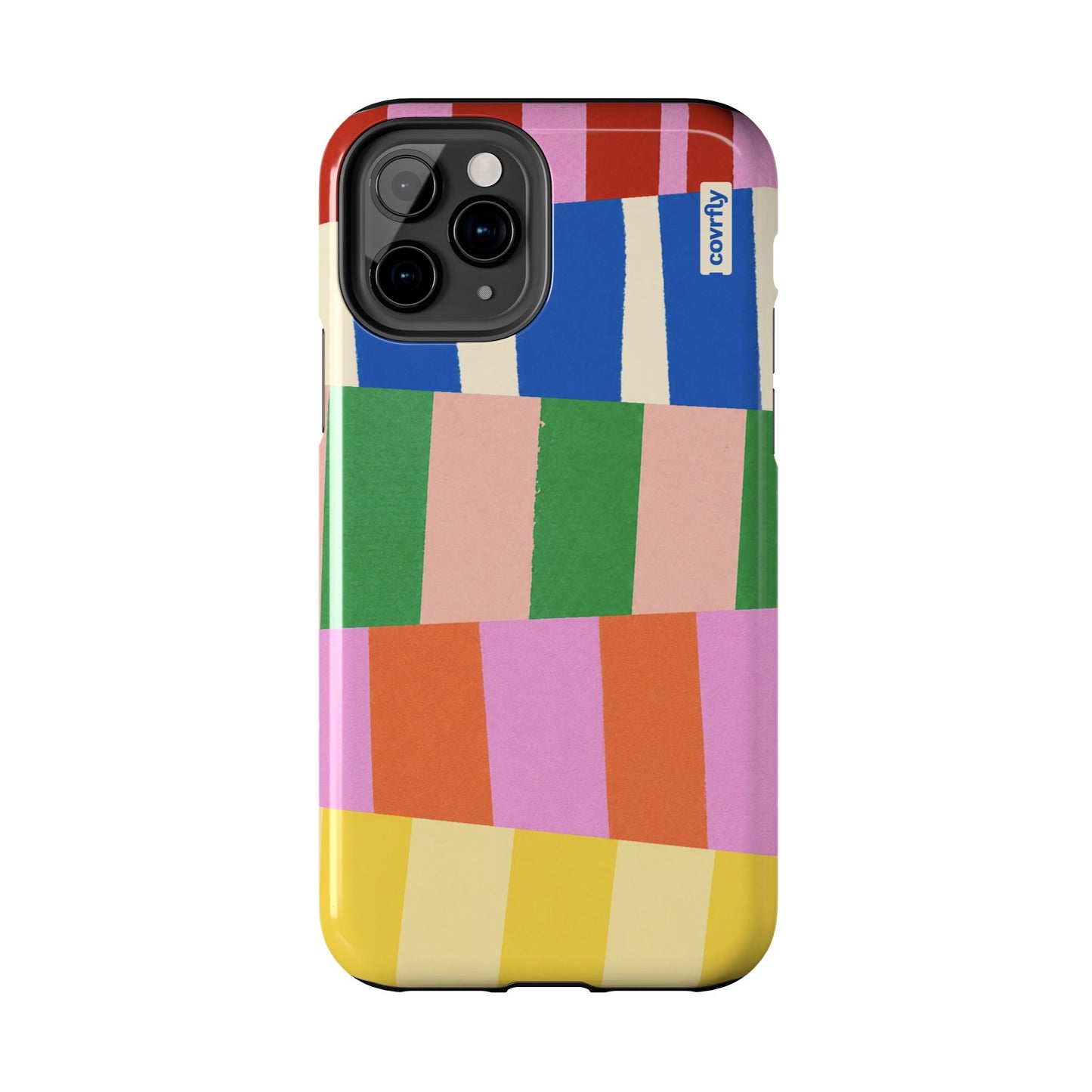 Funda Franjas Rotas para iPhone 11 Pro - View 1 - Diseño Premium covrfly
