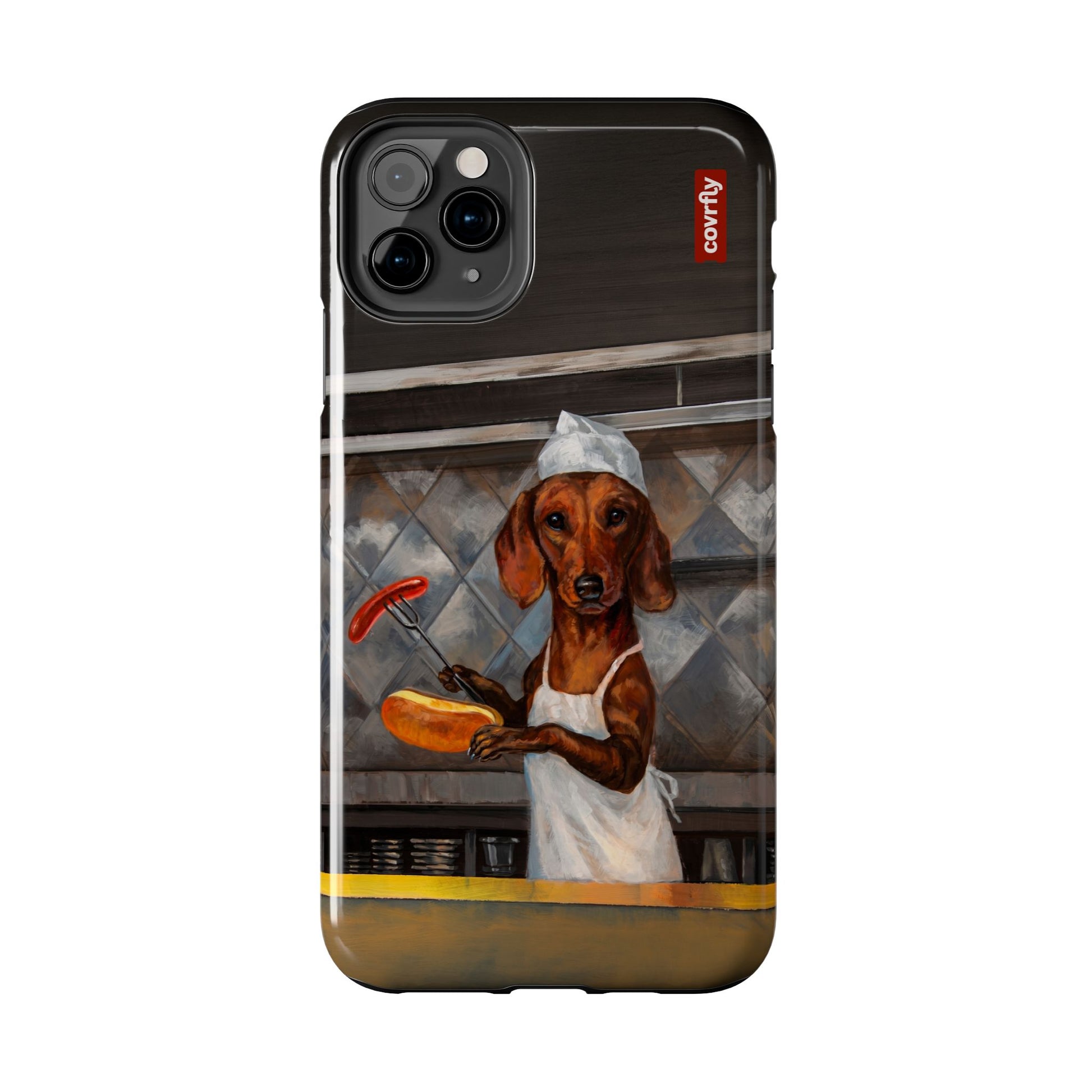 Funda Chef Salchicha para iPhone 11 Pro Max - View 1 - Diseño Premium covrfly