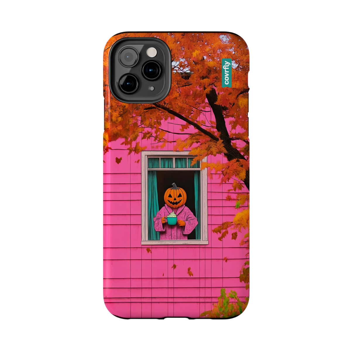 Funda Cozy Pumpkin Mornings para iPhone 11 Pro Max - View 1 - Diseño Premium covrfly
